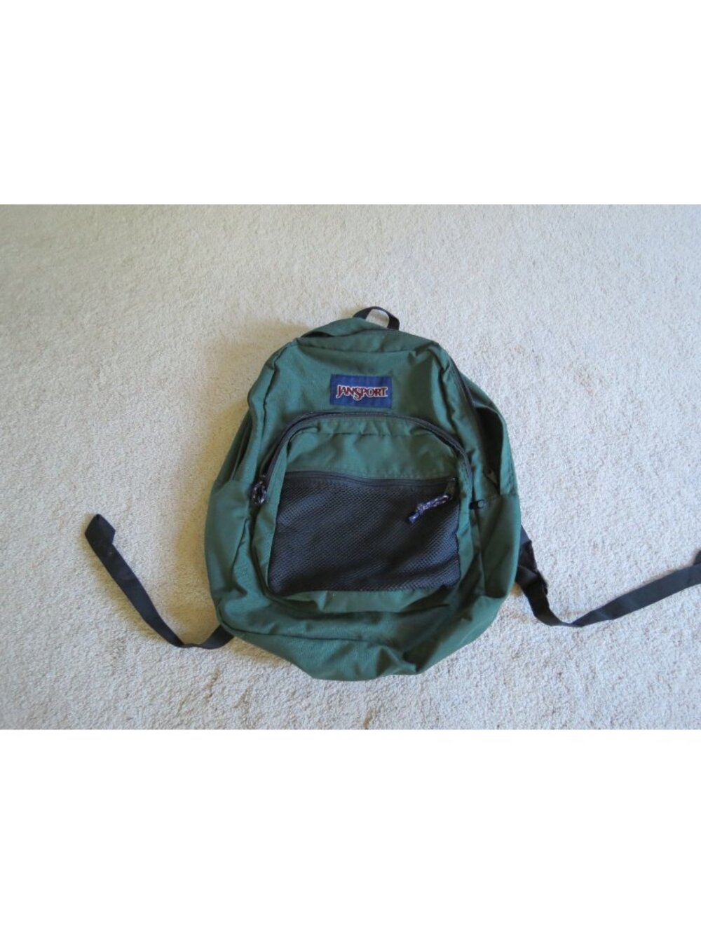 Vintage Jansport Green Backpack Hiking School